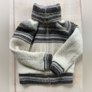 Alafoss Icewool Vintage Sweater Jacket Size Medium
